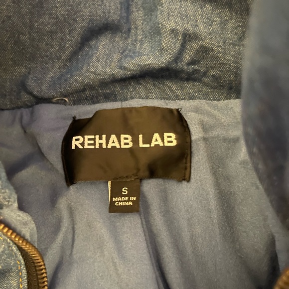 Multi color blue jean jacket - Picture 2 of 3